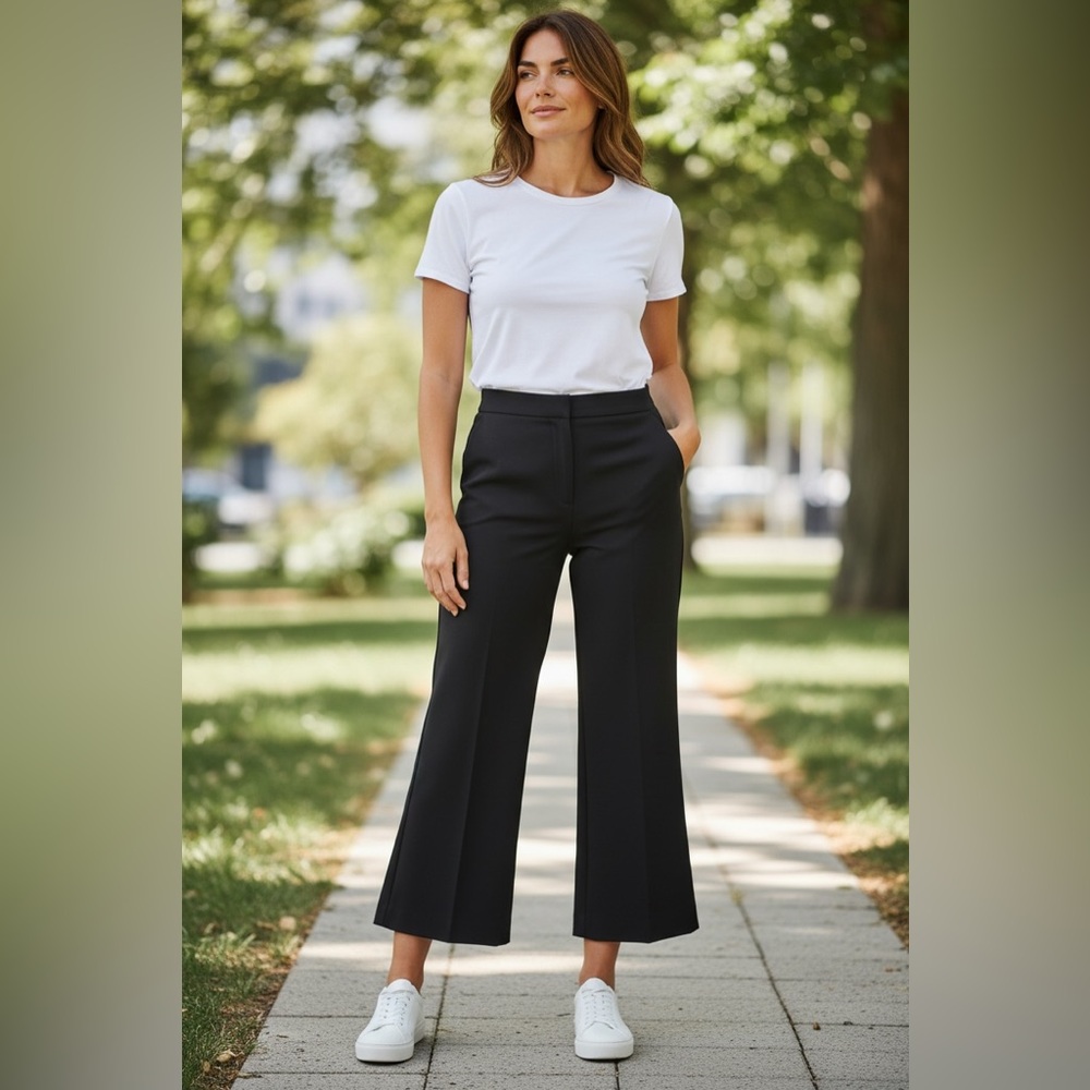 Veronica Beard Black Flare Pants